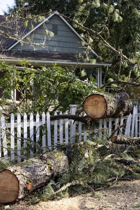 Storm damaged tree removal Storm damaged tree removal